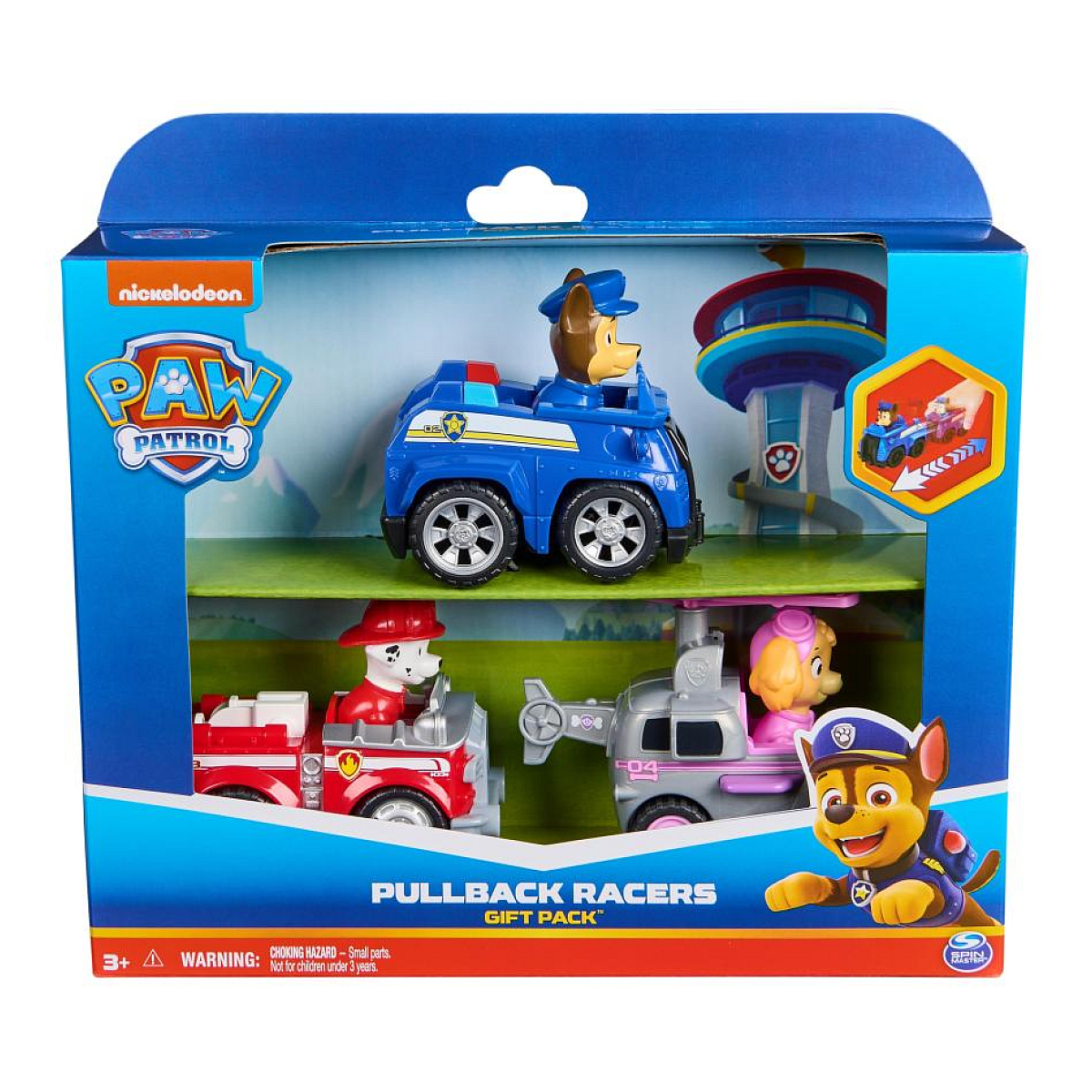 Pack de 3 vehicules retro friction la pat' patrouille, SPINMASTER