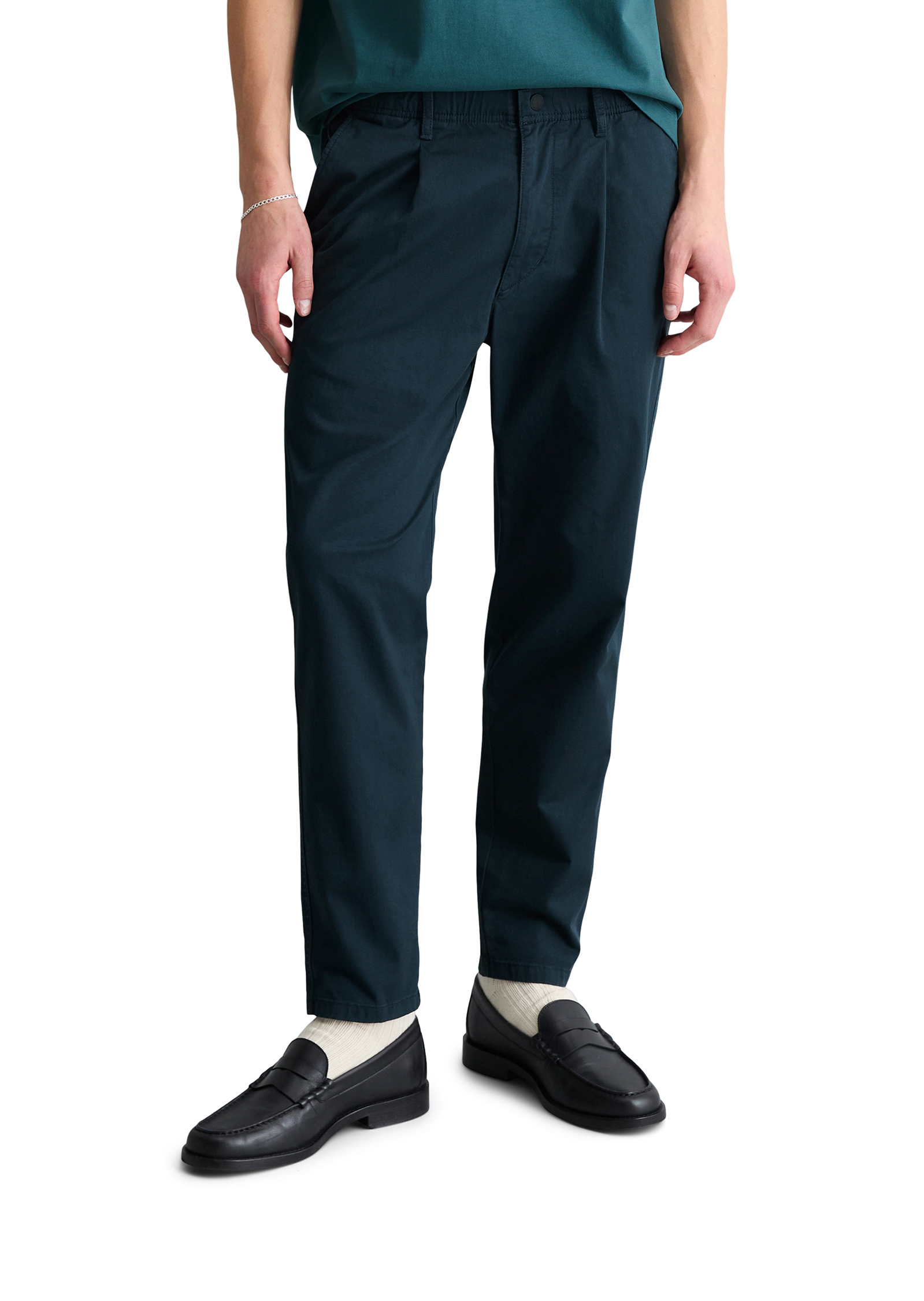 Chino modèle Anders regular en coton bio mélangé, MARC O’POLO DENIM
