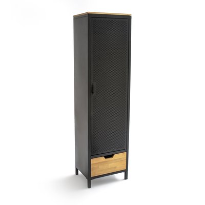 Agama Metal & Oak Cabinet with 1 Door & 1 Drawer LA REDOUTE INTERIEURS