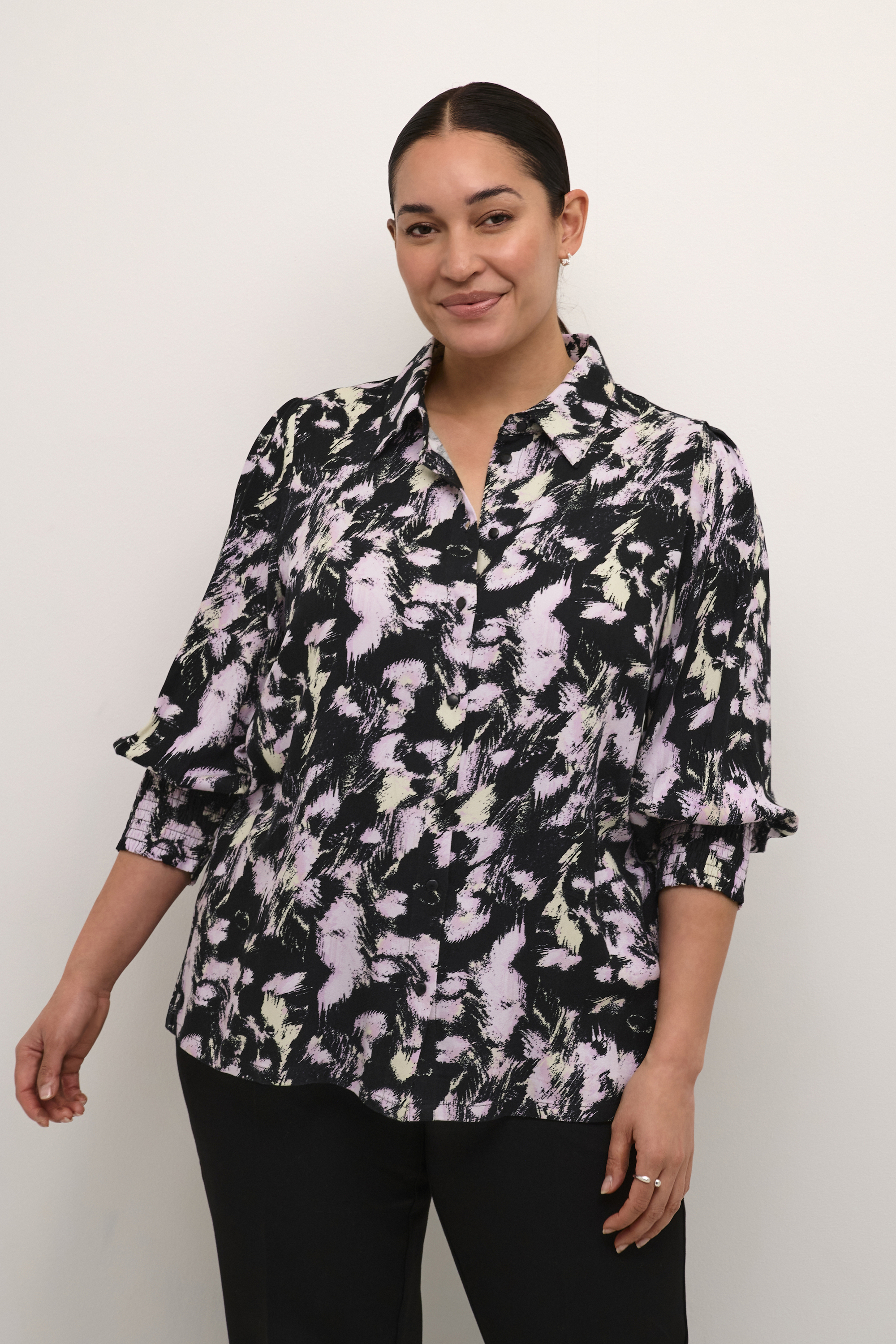 Long sleeved shirt, KAFFE CURVE
