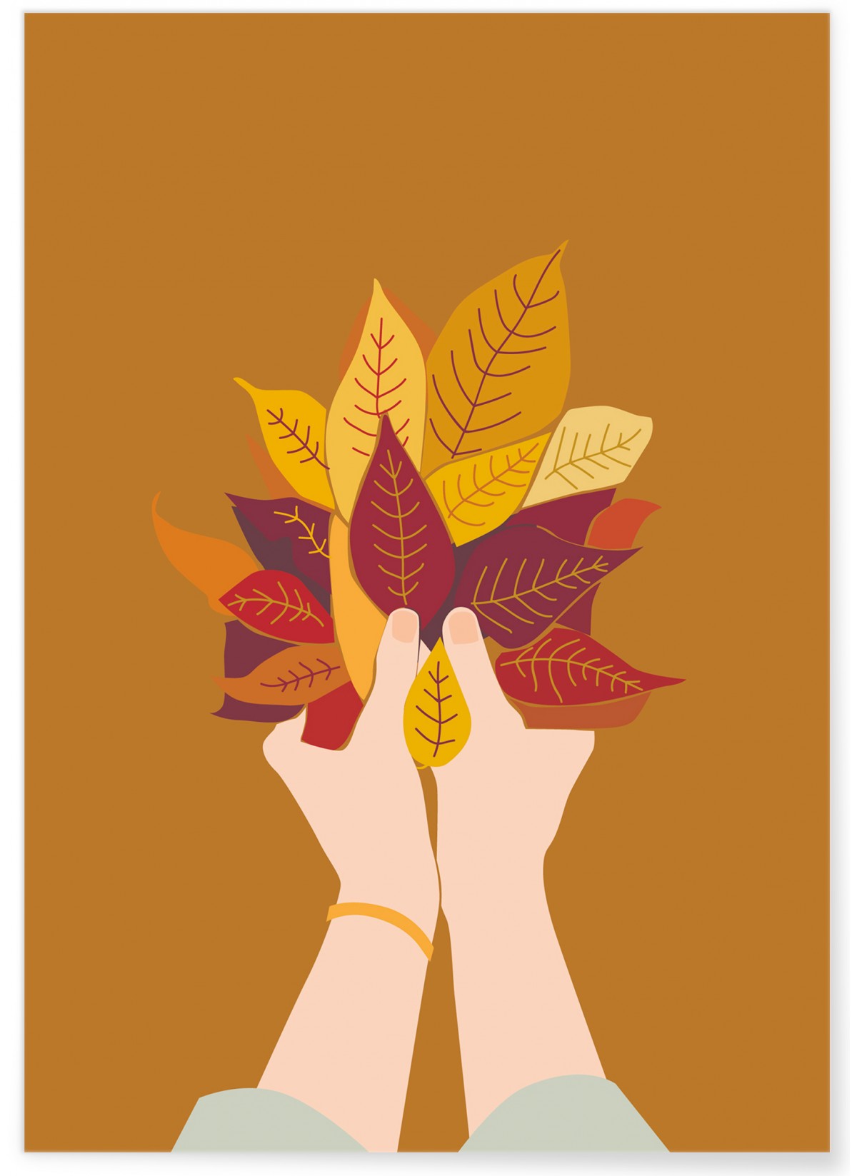 Affiche Abstract Autumn 2, L'AFFICHERIE