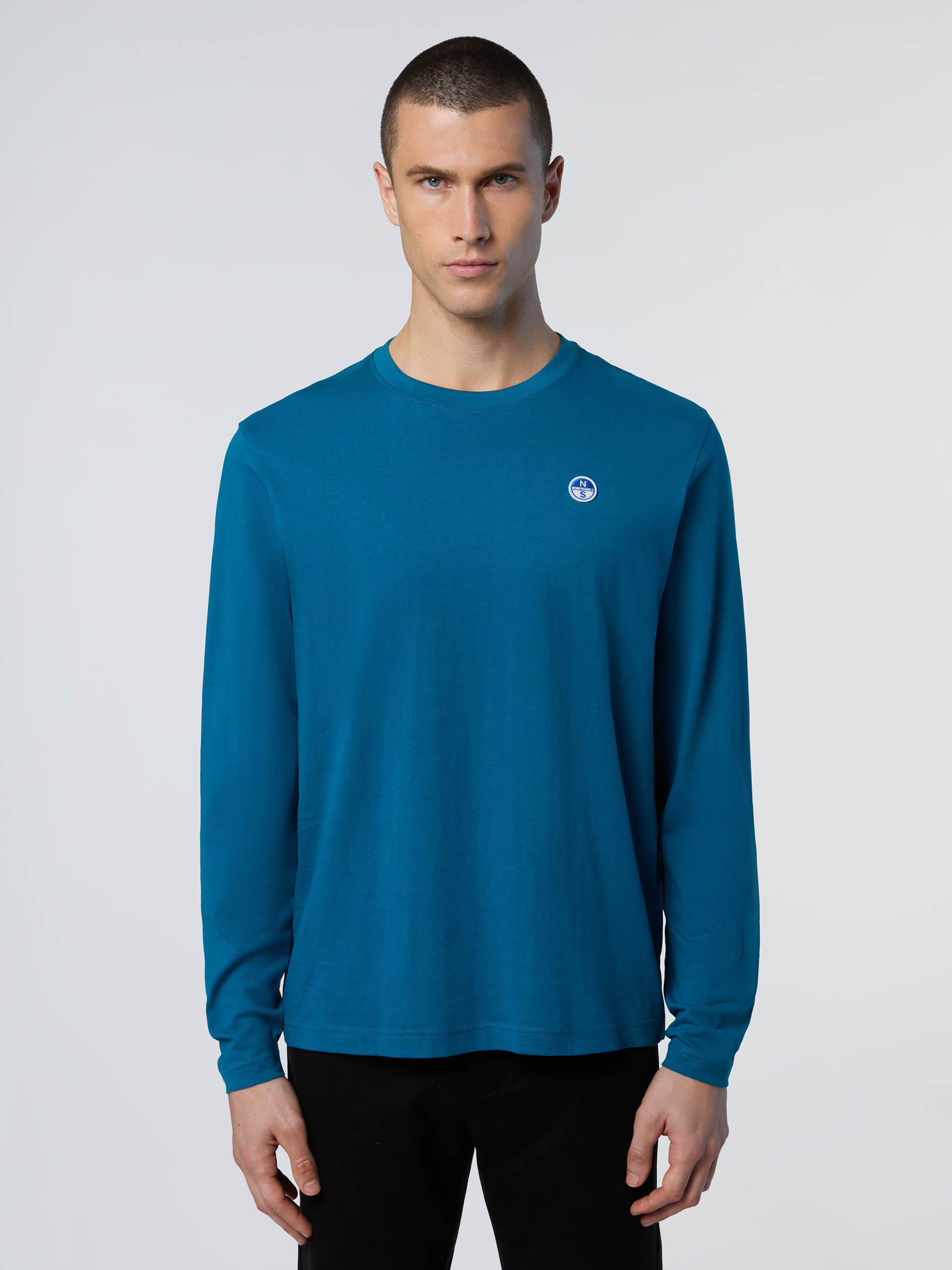 T-shirt avec écusson logo, NORTH SAILS
