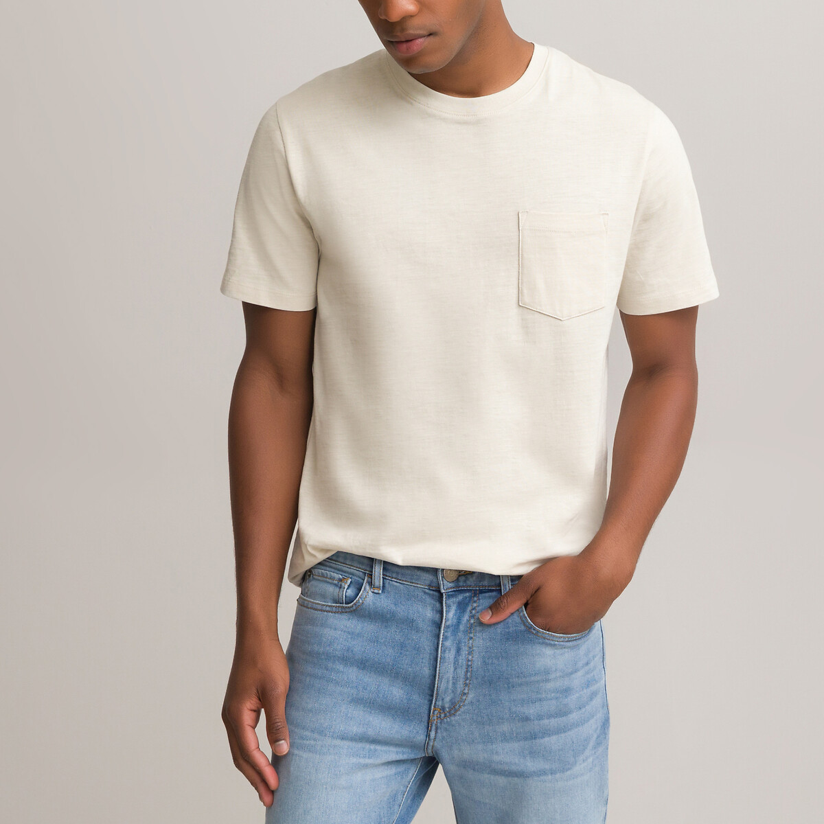 Tee shirt en coton imprimé La Redoute Homme Vêtements Tops & T-shirts T-shirts Manches courtes 