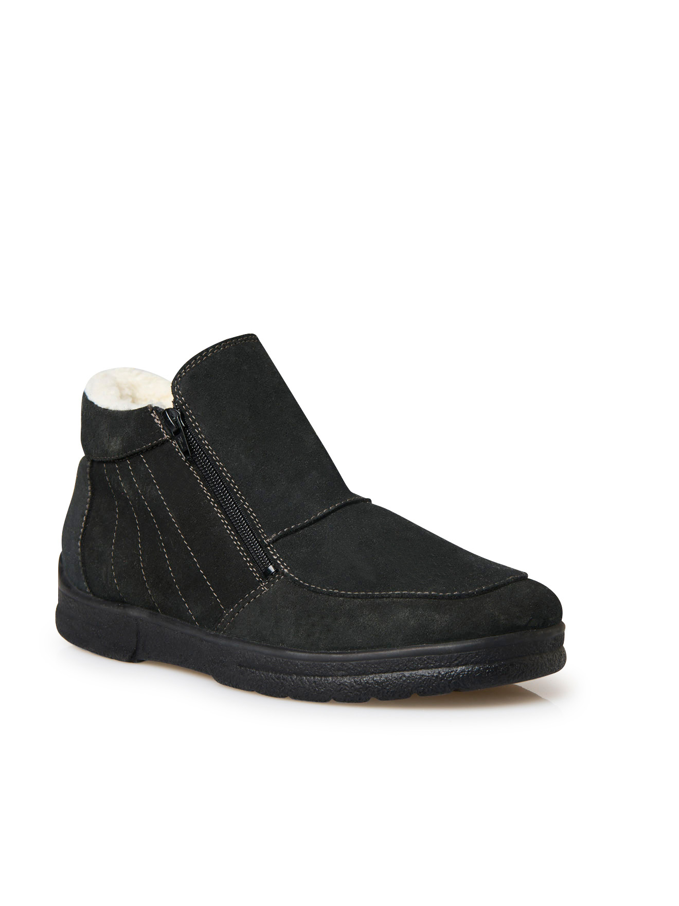 Boots fourrées double zip, PEDICONFORT