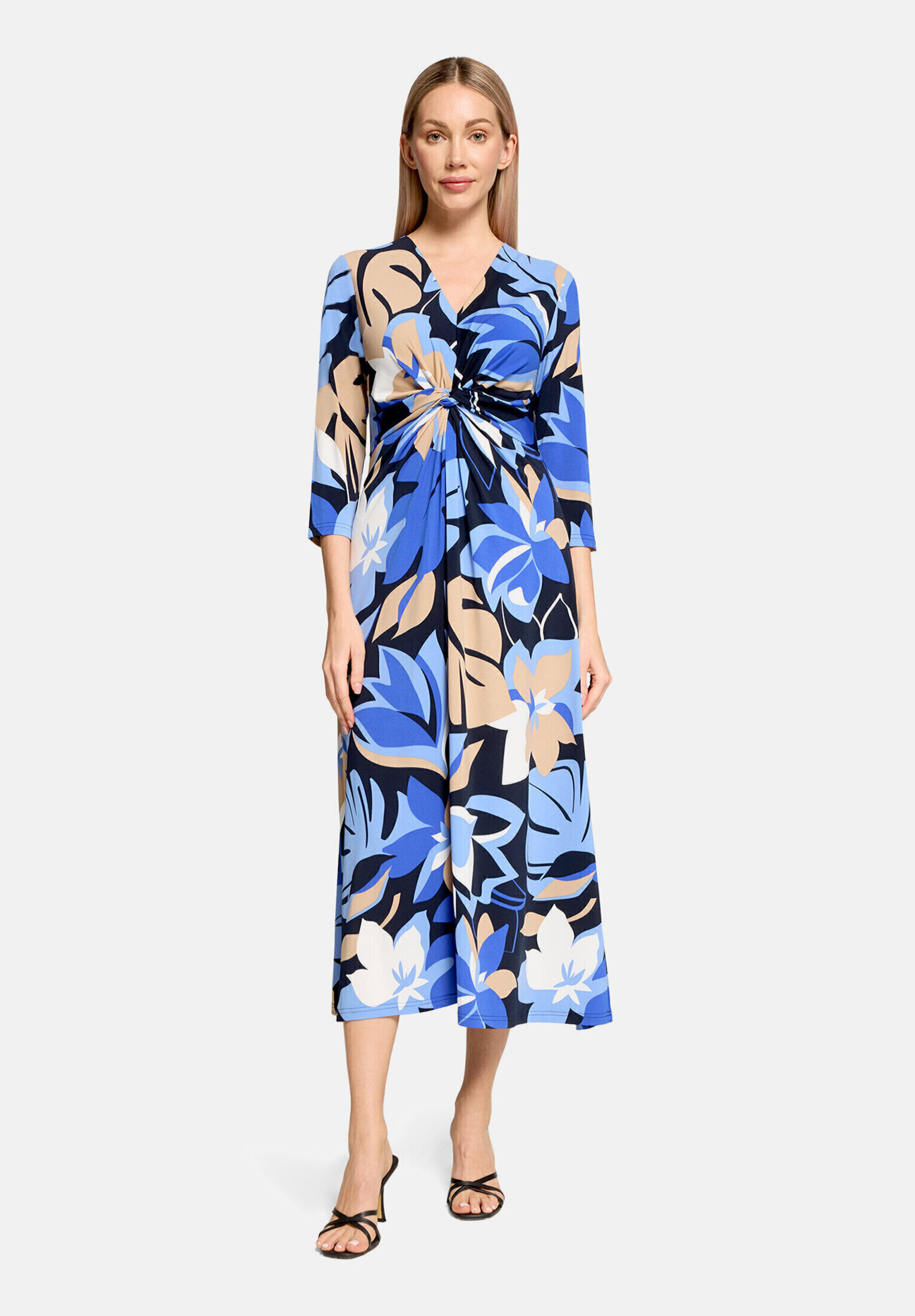 Robe longueur midi à fronce, BETTY BARCLAY
