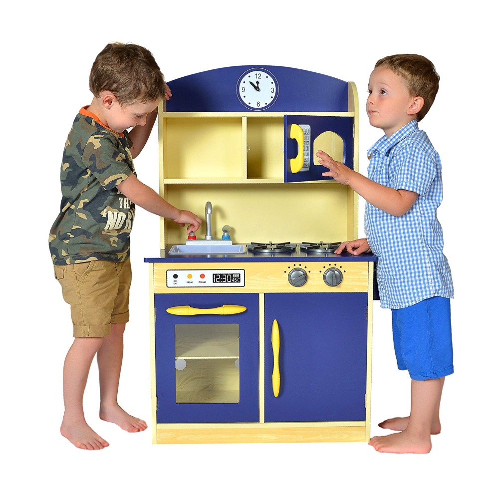 Jeu Cuisine Enfant Bois LITTLE CHEF, TEAMSON KIDS