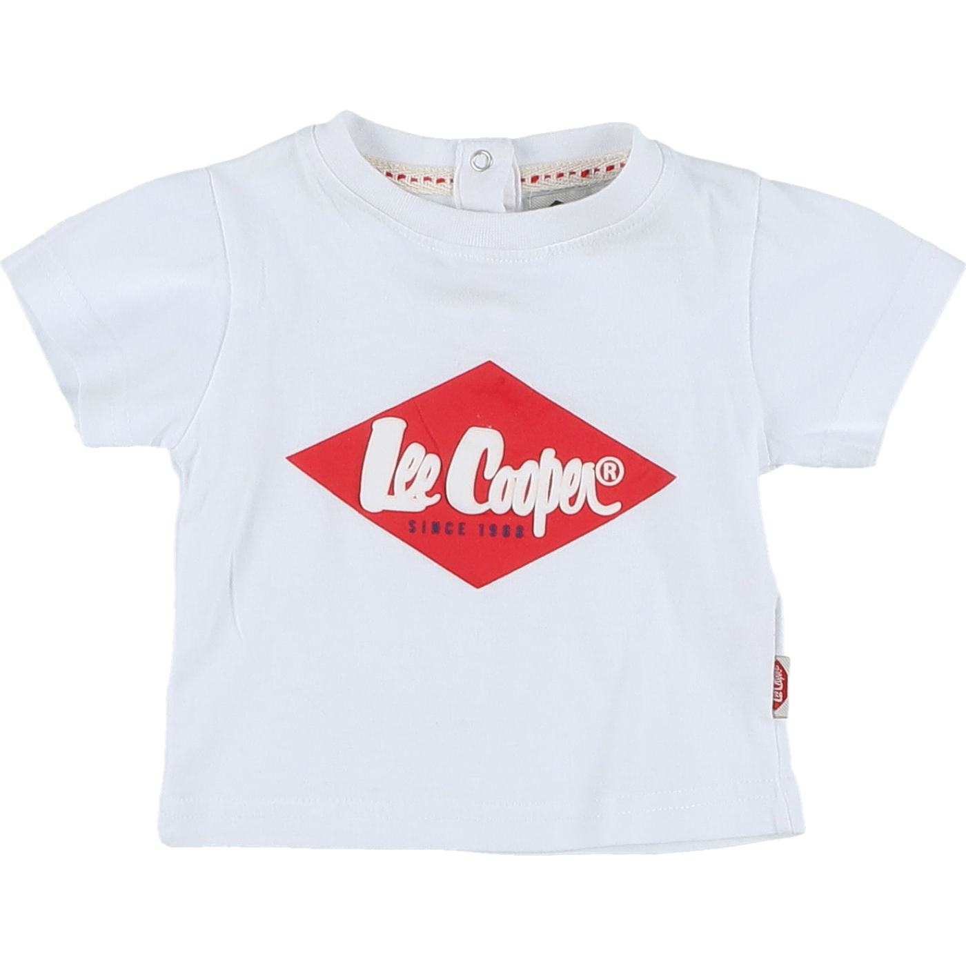 T-shirt blanc rouge - Très bon état, LEE COOPER