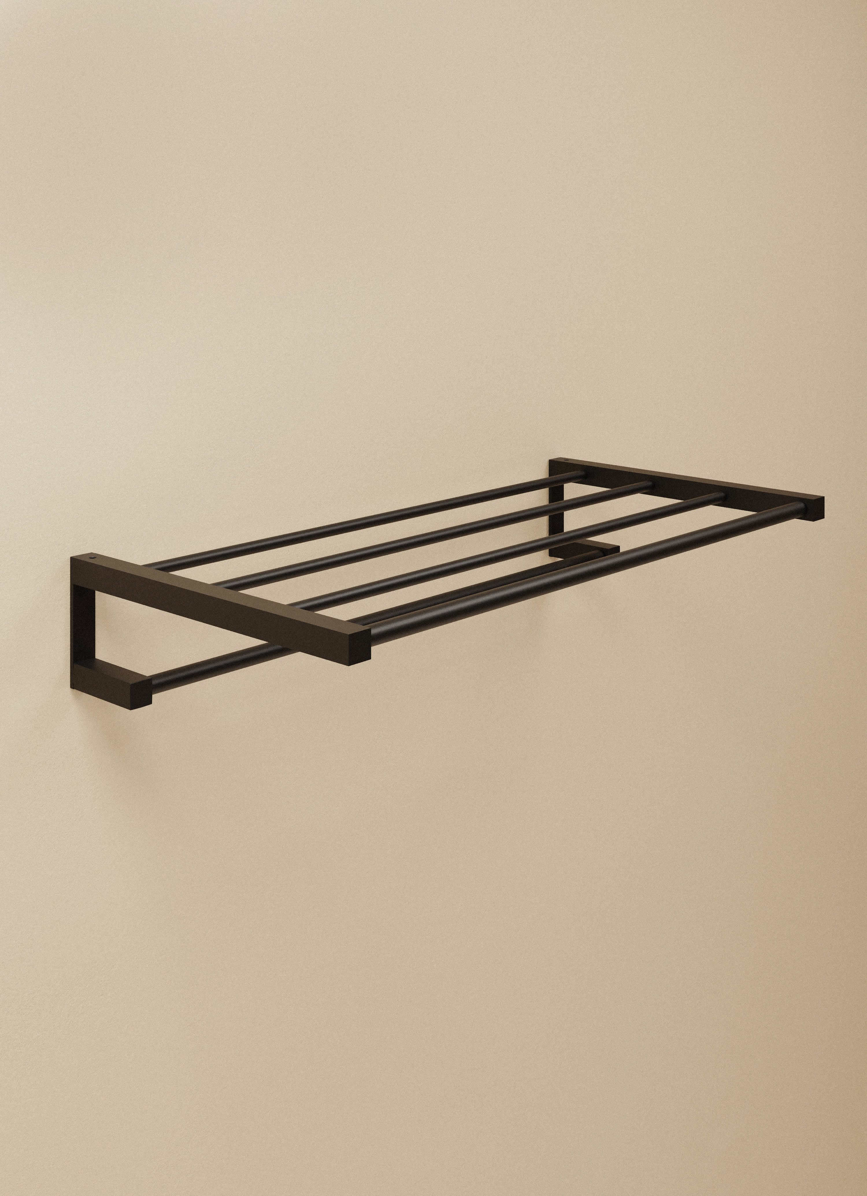 Porte Serviette Tablette mural METRIC, COSMIC