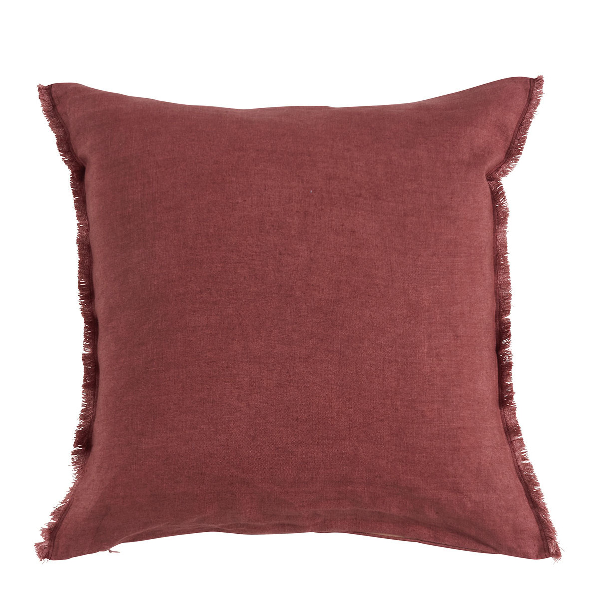 Housse de coussin en lin, BLANC D’IVOIRE