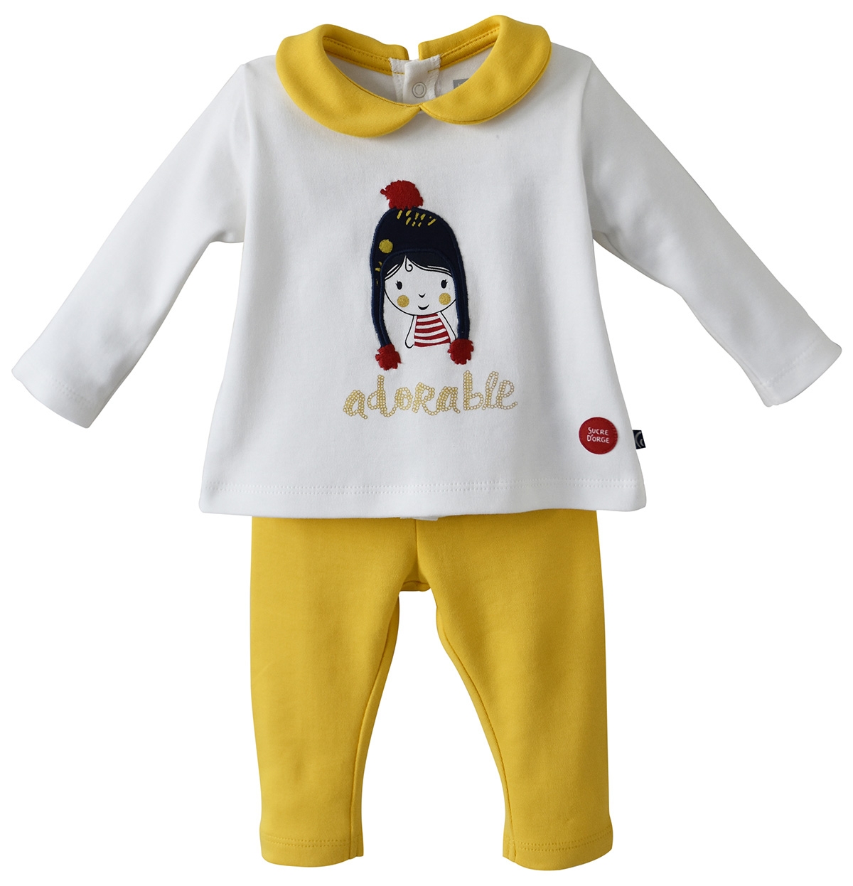 Tee shirt et legging coton bassa, SUCRE D'ORGE