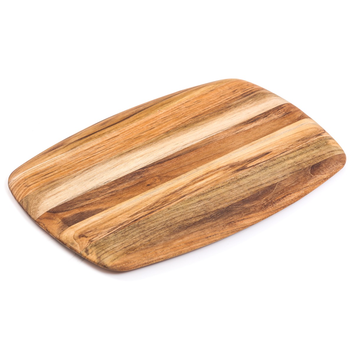 Planche à découper et de service en teck bois de fil - Elegant 36cm TEAKHAUS, CRISTEL