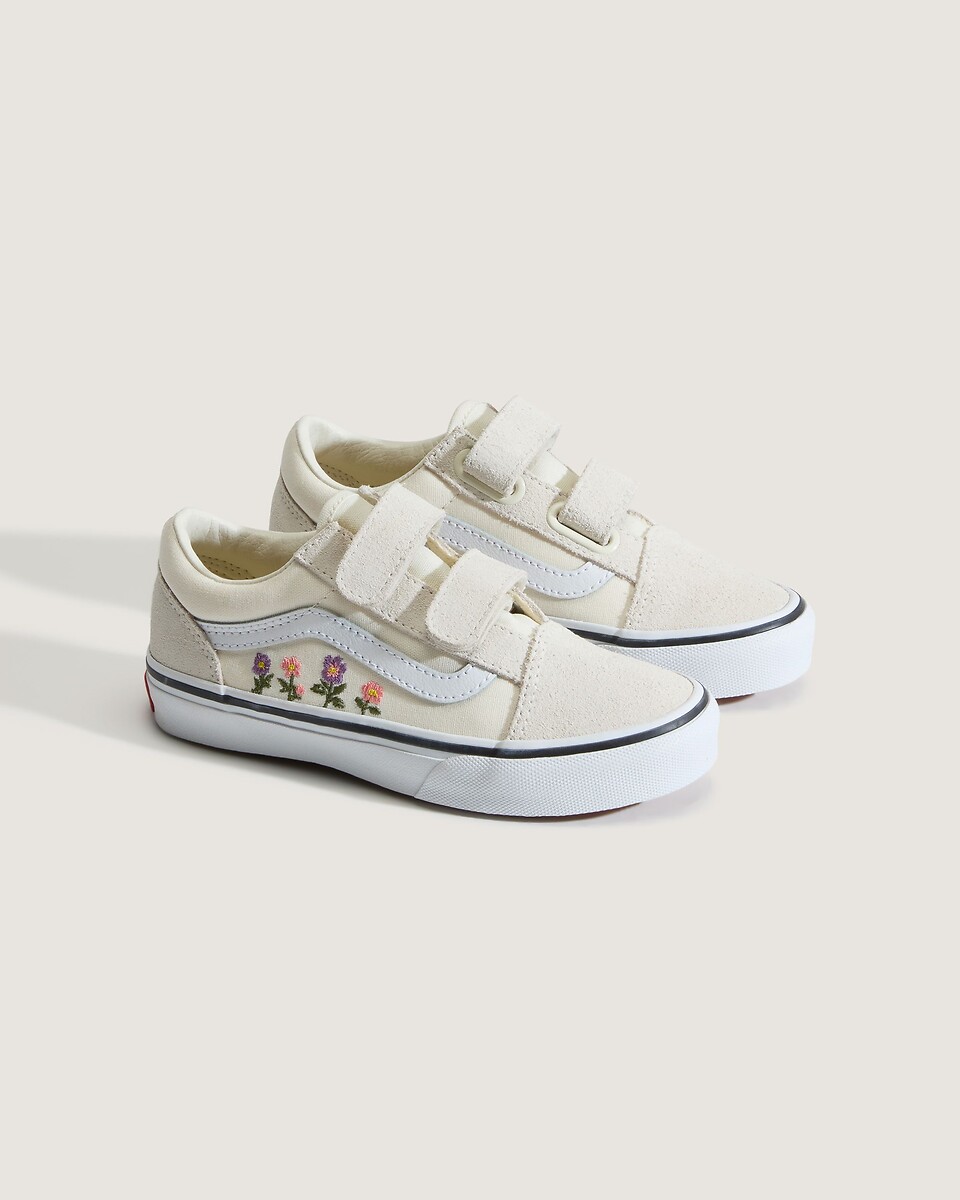 Kids TD Old Skool V Low Top Touch 'n' Close Trainers, VANS