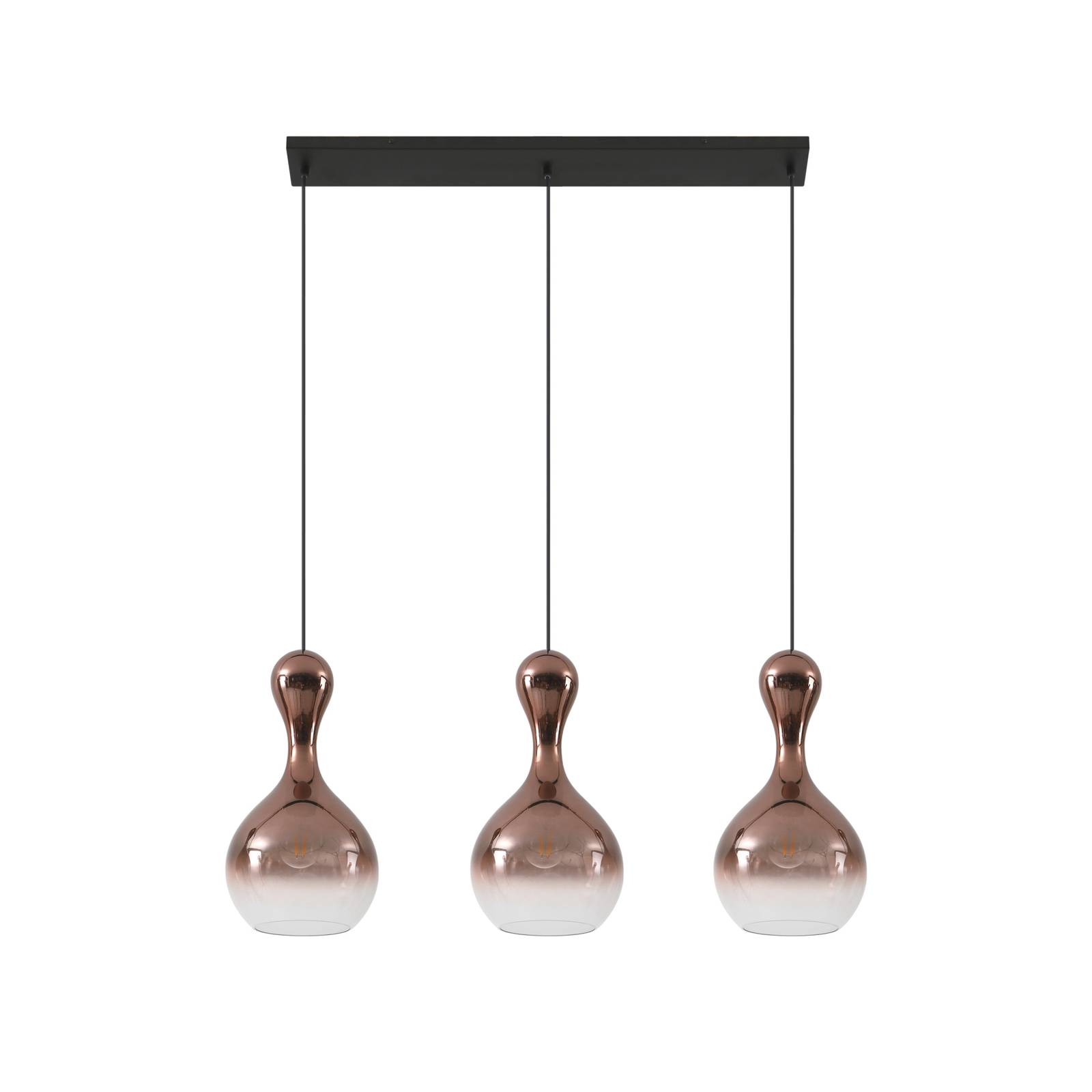 Suspension en verre moderne, Lyrisa, LUCANDE