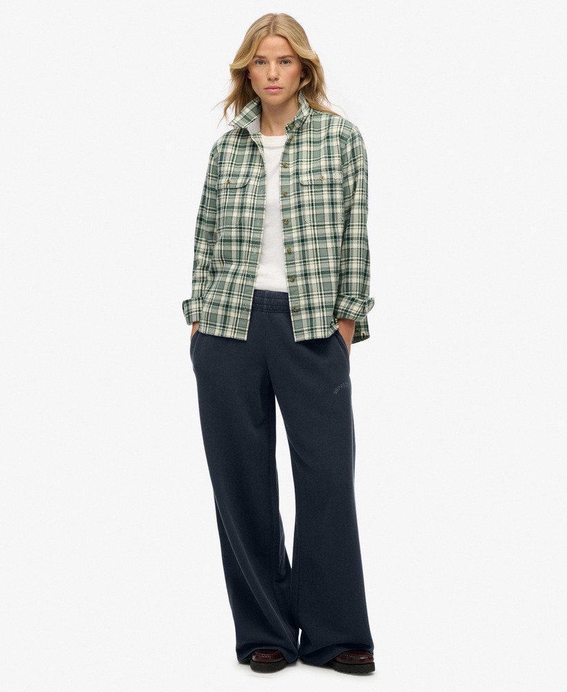 Pantalon de survêtement teint en pièce à logo Athletic Essentials, SUPERDRY