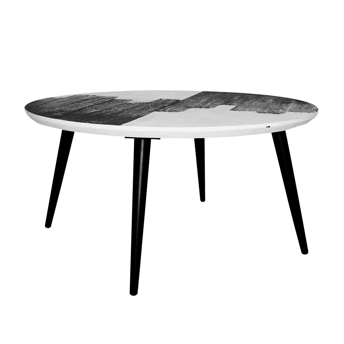 Table Basse Abstract - Plateau Rond, SIGNATURE