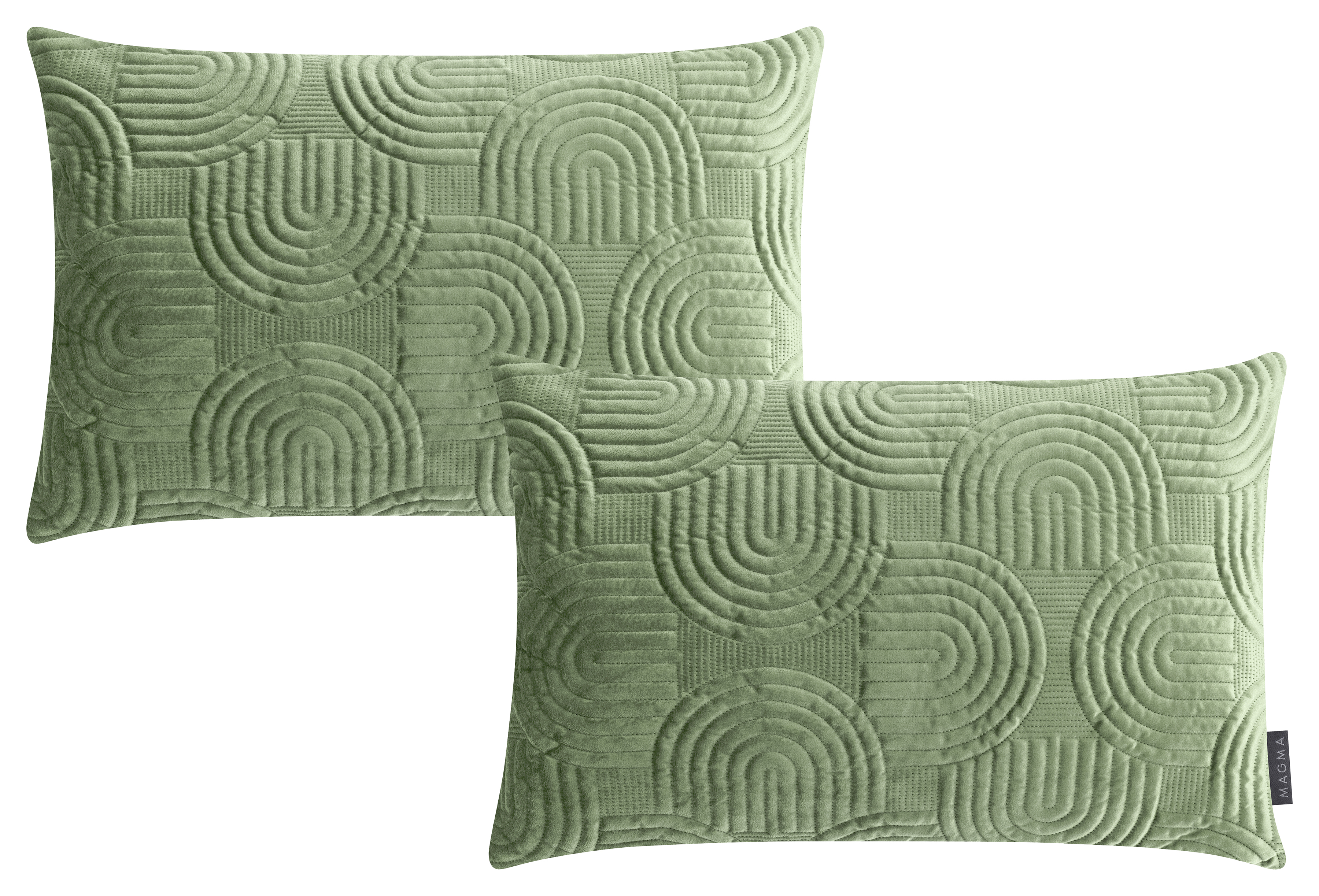Lot de 2 housses de coussin effet 3D JUNO, MAGMA HEIMTEX