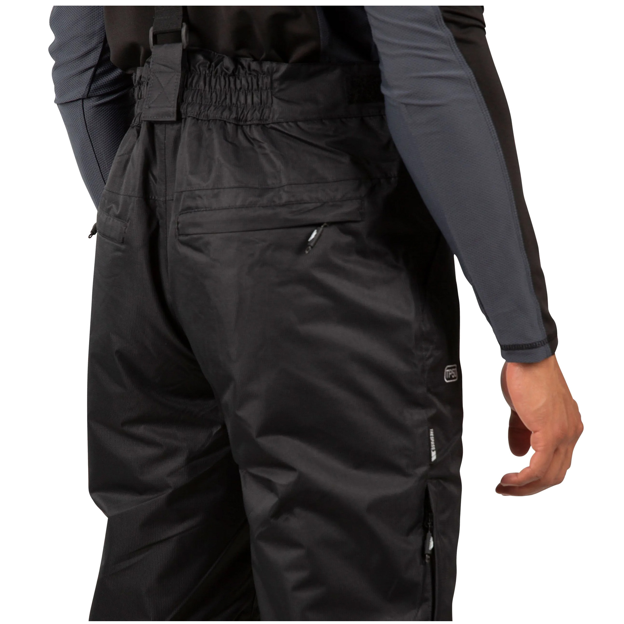 Pantalon De Ski Homme Trespass Shaun - Rembourré, Hydrofuge, Avec Bretelles Amovibles Et Aérations (Style Montagne) - 4