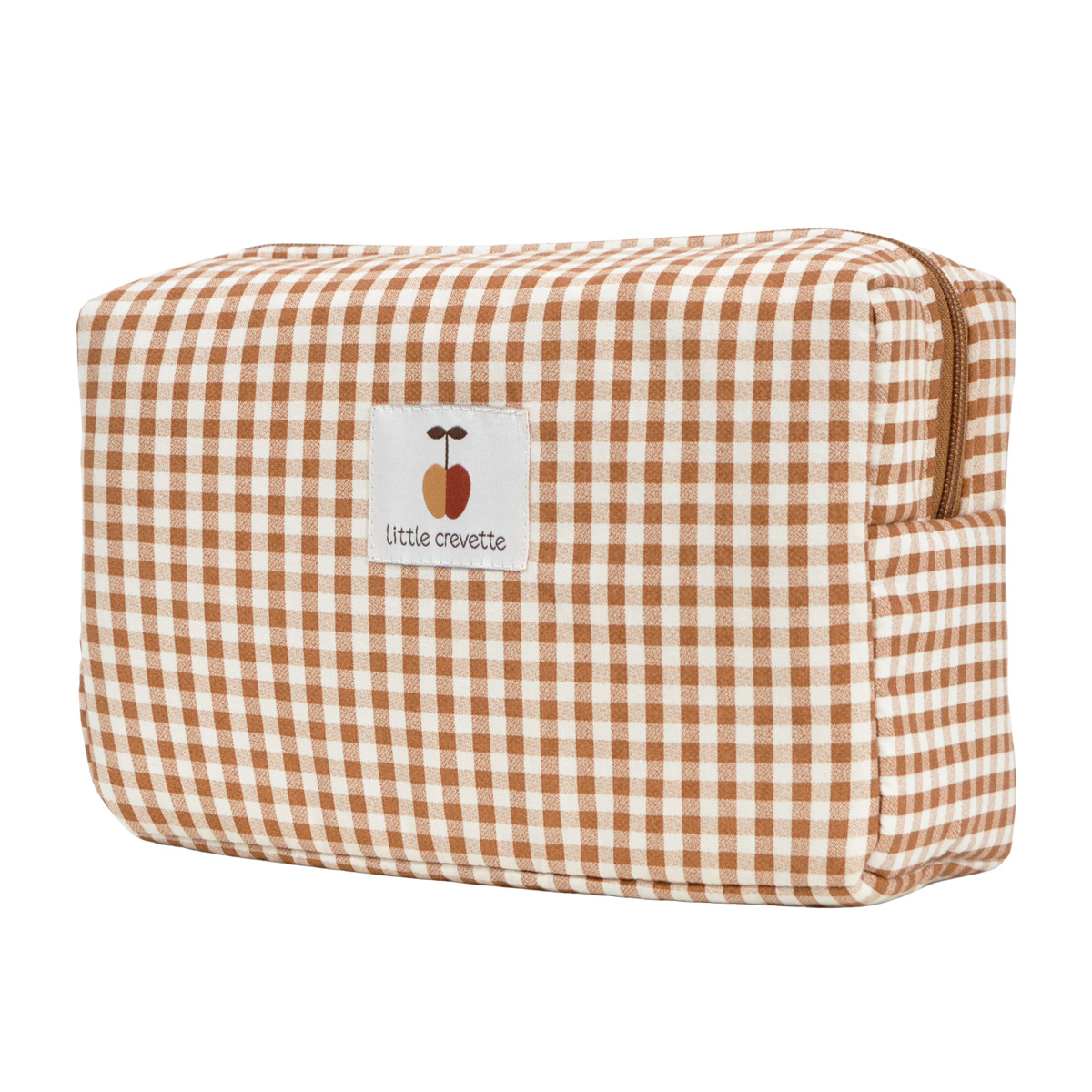 Trousse de toilette coton bio POM POUCE, LITTLE CREVETTE