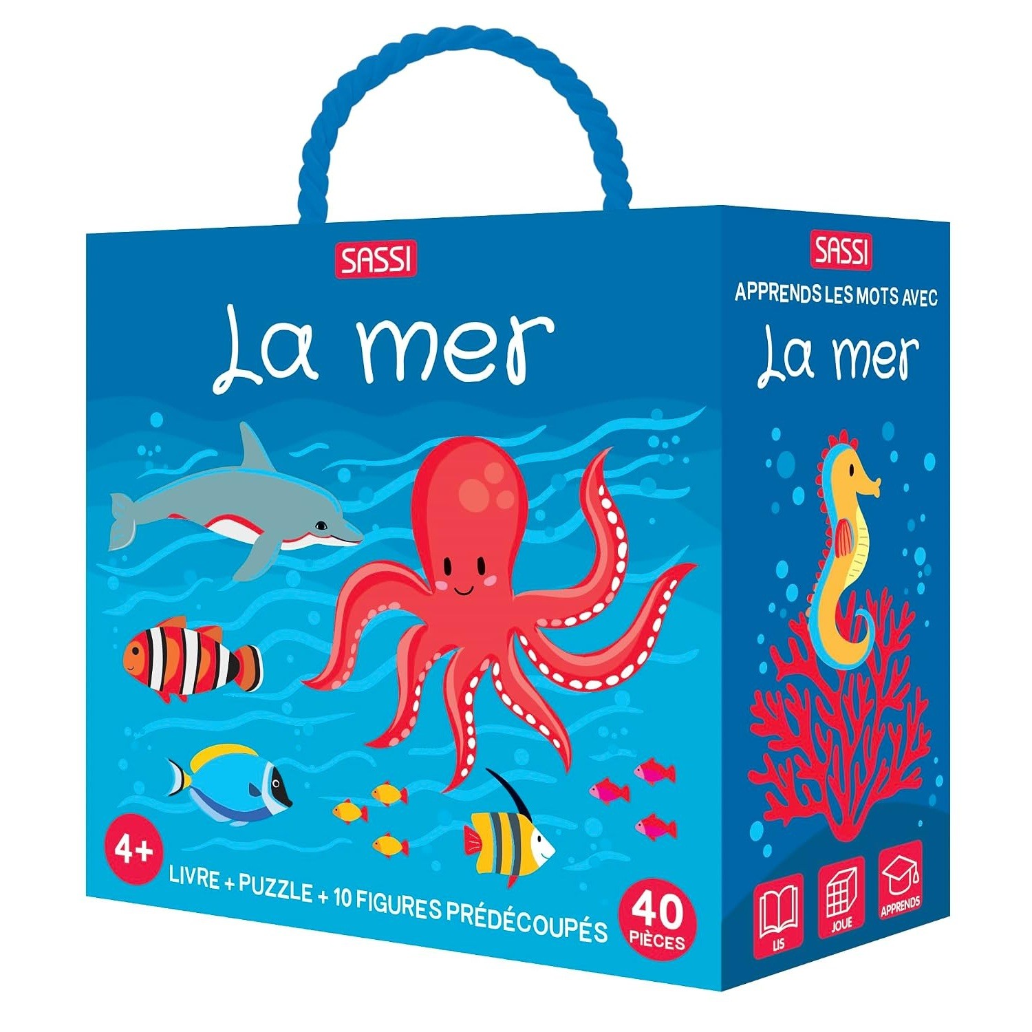 Livre et puzzle La mer, SASSI JUNIOR
