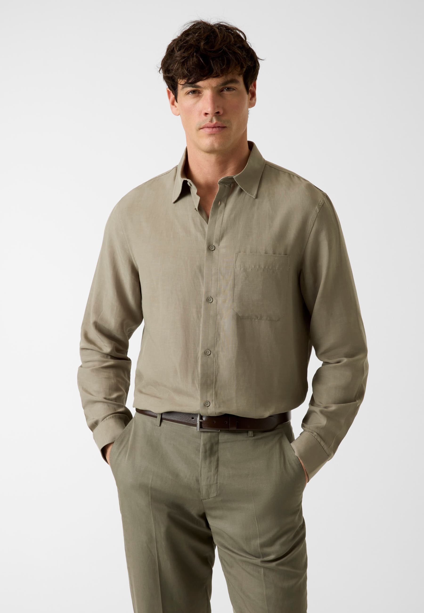 Chemise En Mélange Lyocell, GUESS