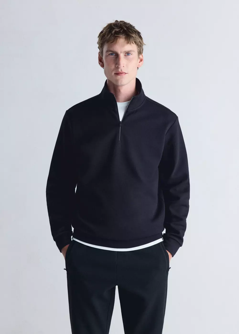 Sweat col zippé Thermolite®, MANGO MAN