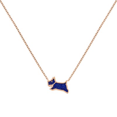 Hay's Mews 18ct Rose Gold Plated Coloured Dog Necklace RADLEY LONDON