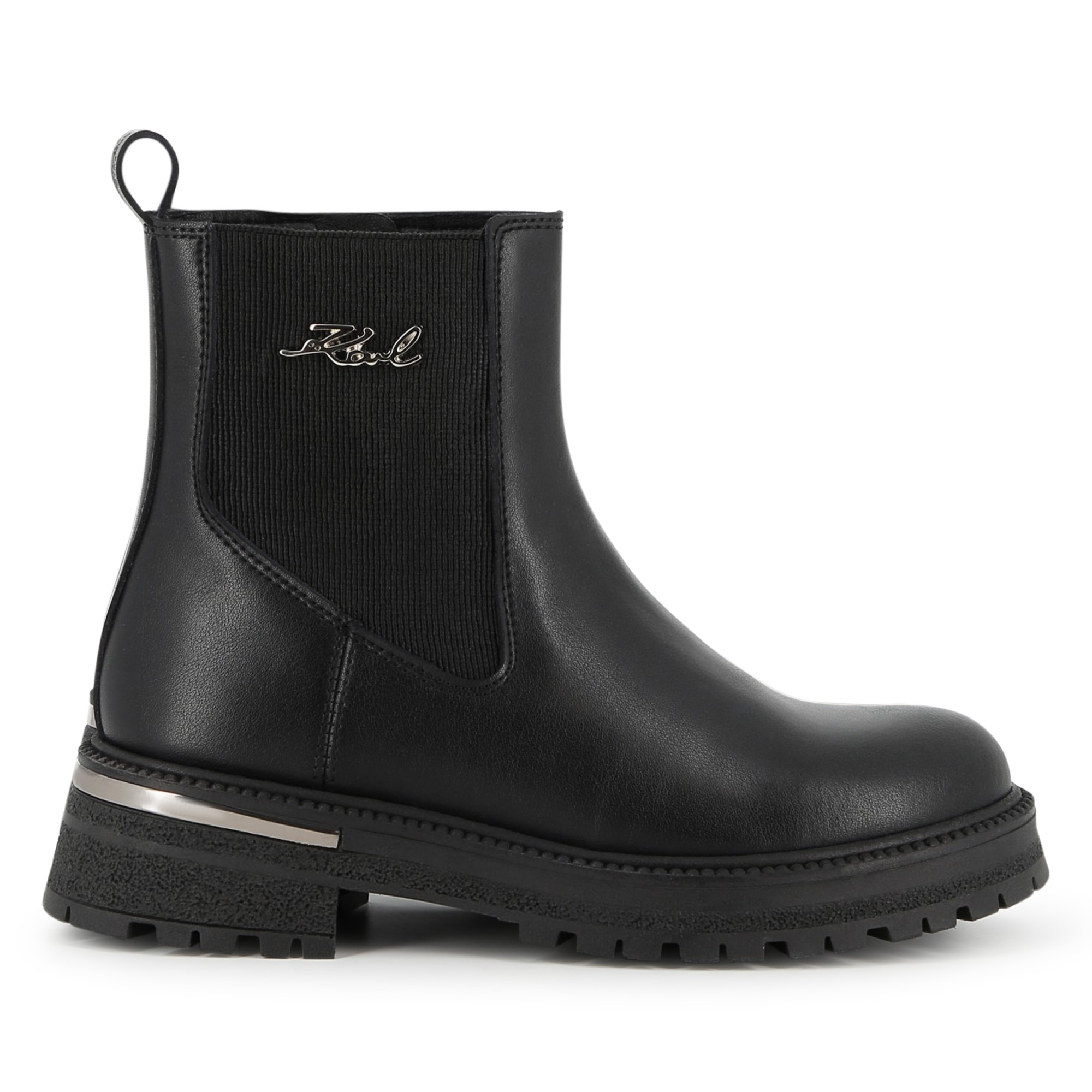 Bottines avec fermeture zip, KARL LAGERFELD KIDS
