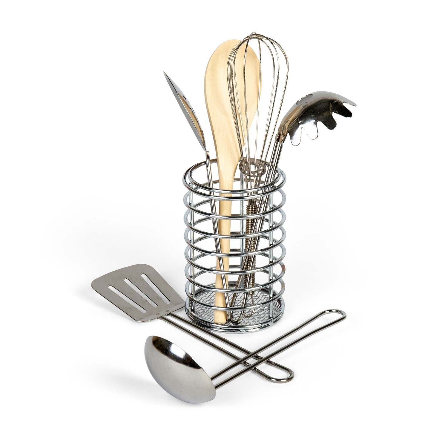 Pot avec ustensiles de cuisine, BIGJIGS