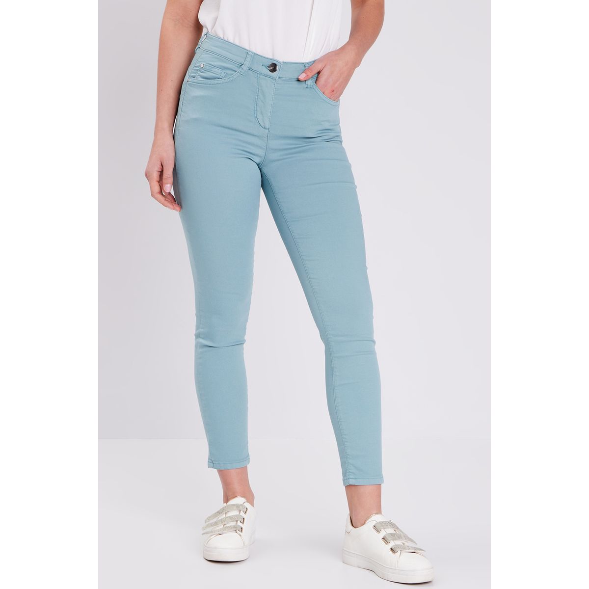 Pantalon bleu clearance clair femme