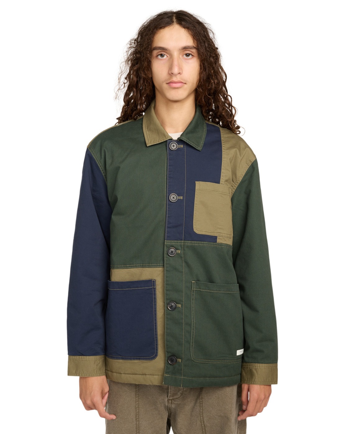 Surchemise matelassée CROSSROADS PATCHWORK OVERSHIRT, ELEMENT