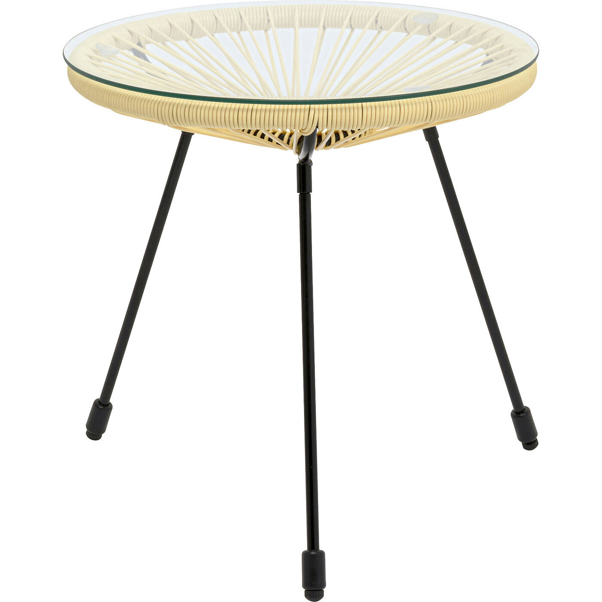 Table d appoint Acapulco jaune clair, KARE DESIGN