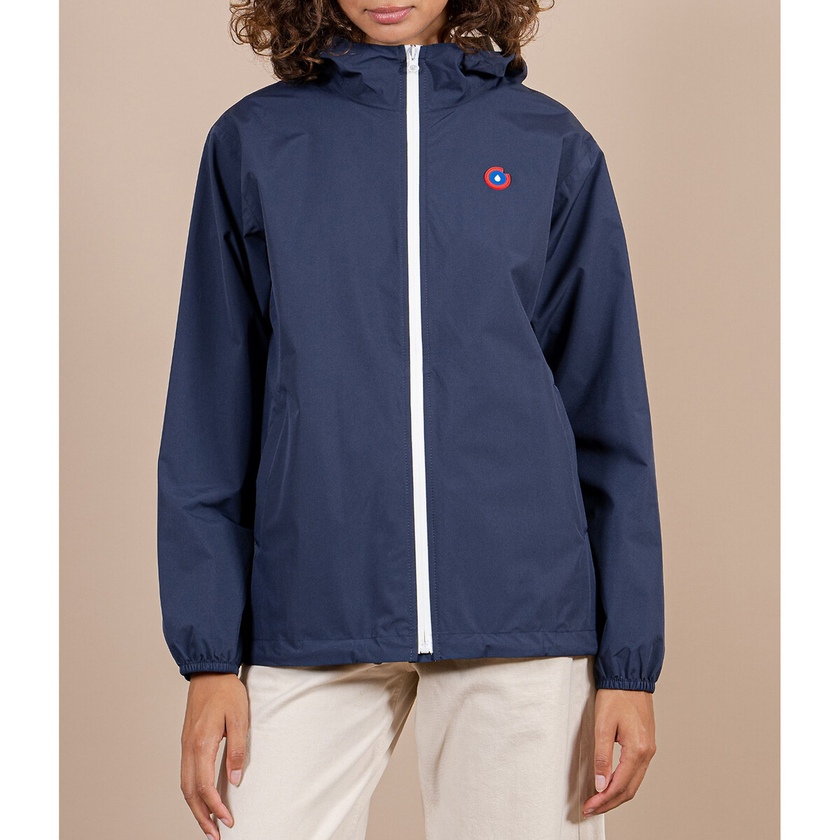 Unisex Passy Short Windbreaker with Zip Fastening, FLOTTE