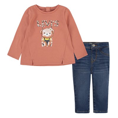 T-Shirt/Jeans Outfit in Cotton Mix LEVI'S KIDS