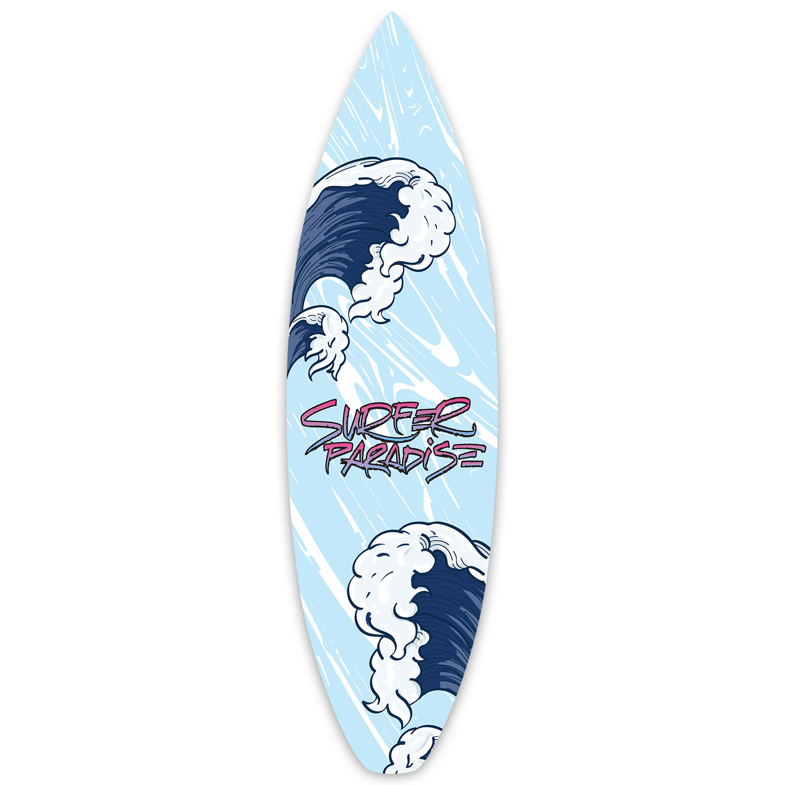 Planche de surf décorative la vague kanagawa, HEXOA