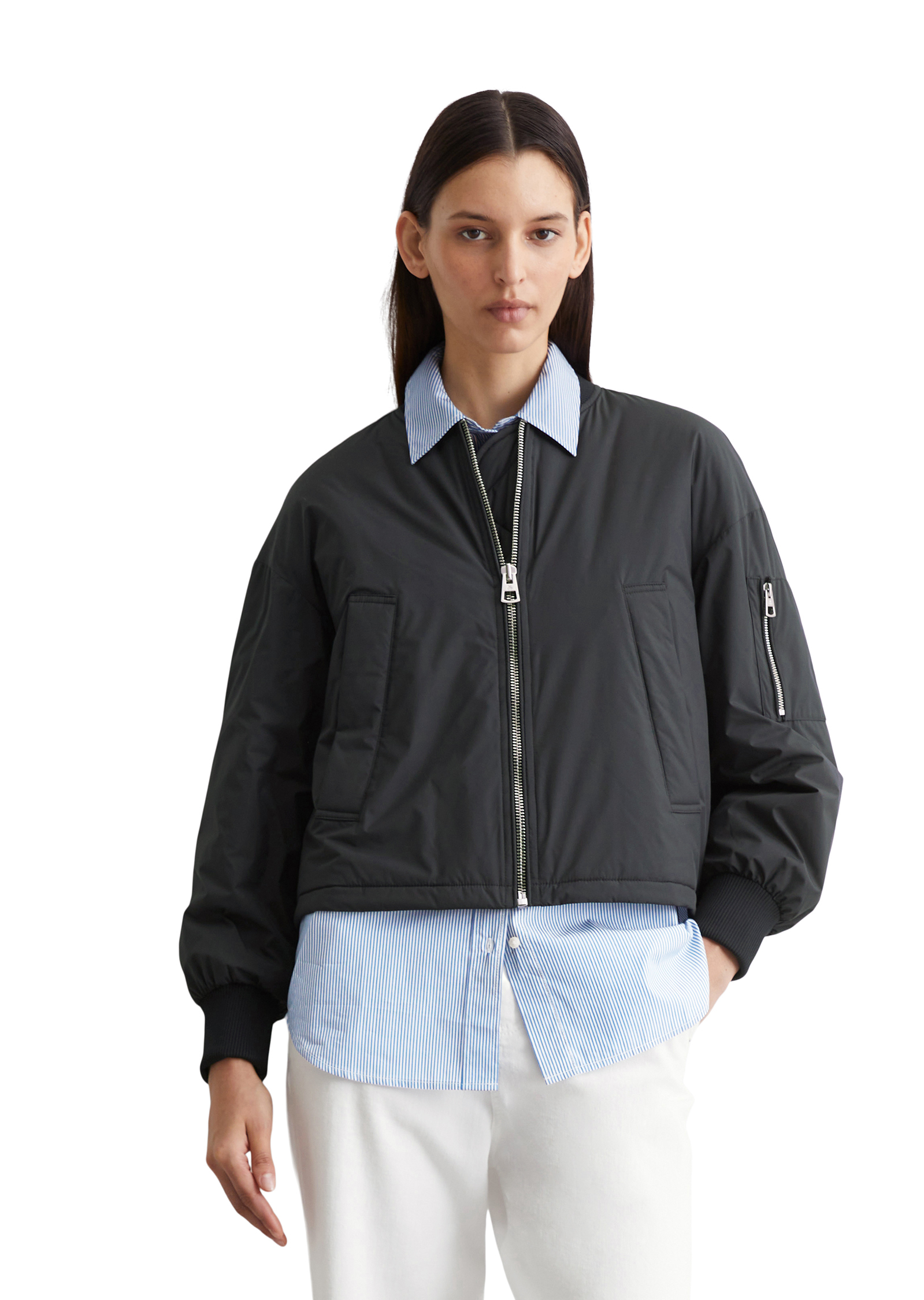 Blouson Aviator régulier en textiles recyclés, MARC O'POLO