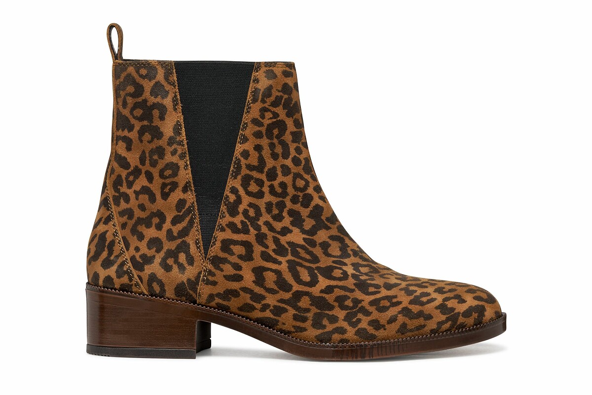Camexia Breathable Ankle Boots in Suede with Zip Fastening, GEOX