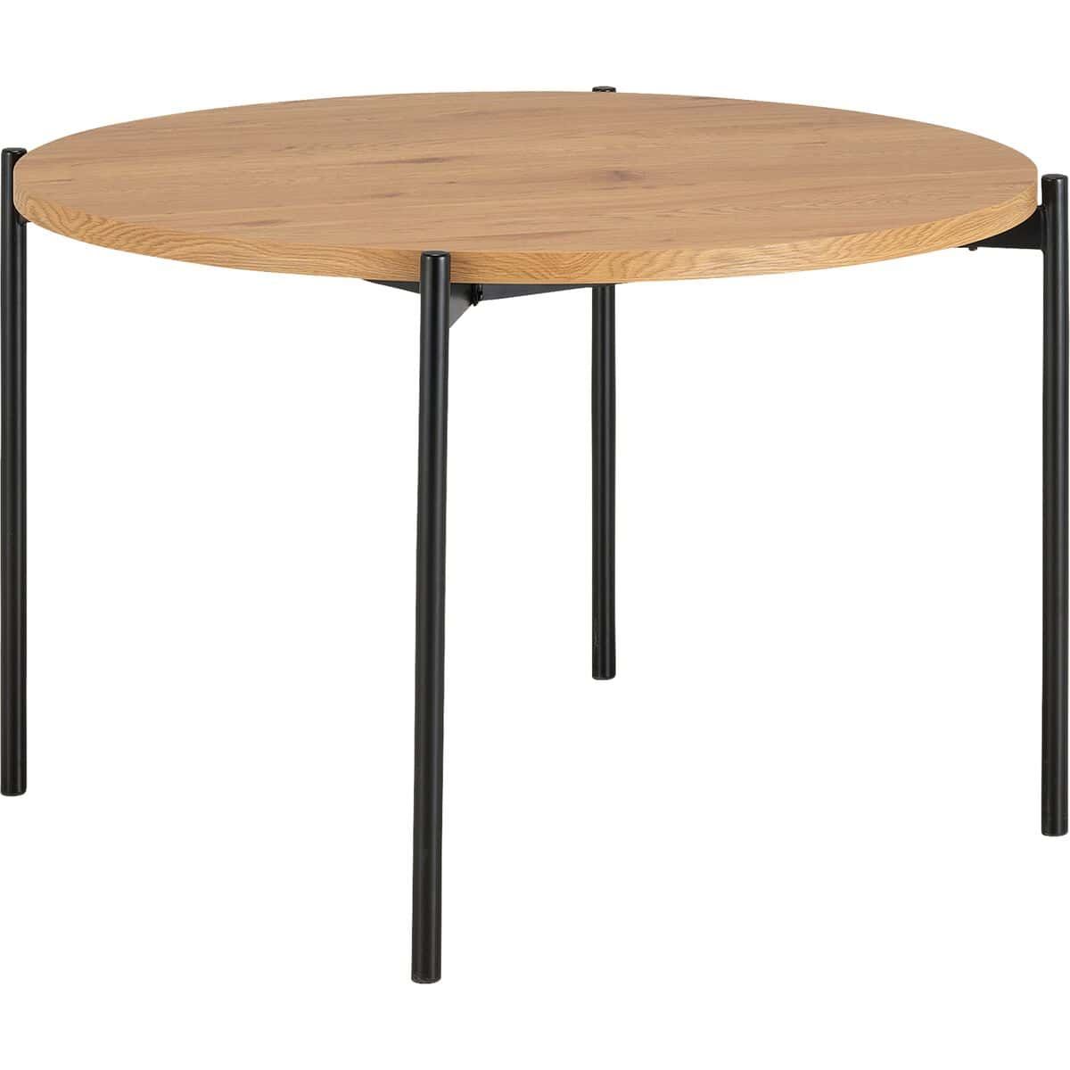 Table chêne massif 4 personnes ronde Ø110cm - Meuble Passion
