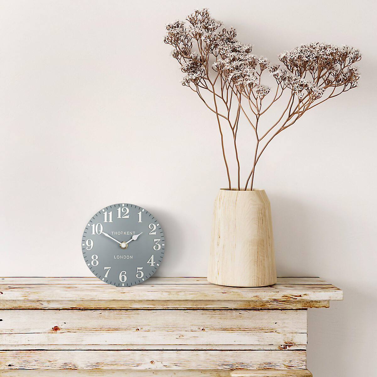 Arabic 6" Mantel Clock, THOMAS KENT
