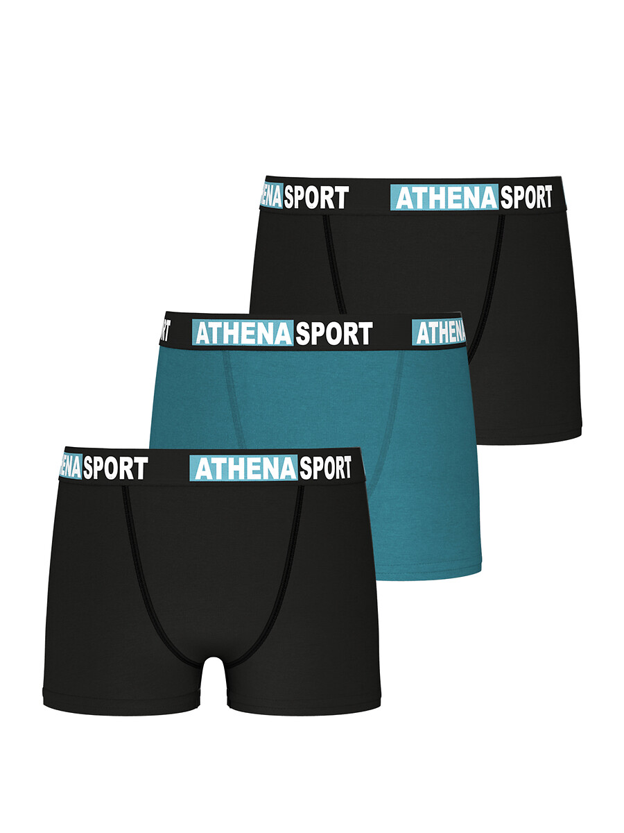 Lot de 3 boxers en coton, Daily sport, ATHENA