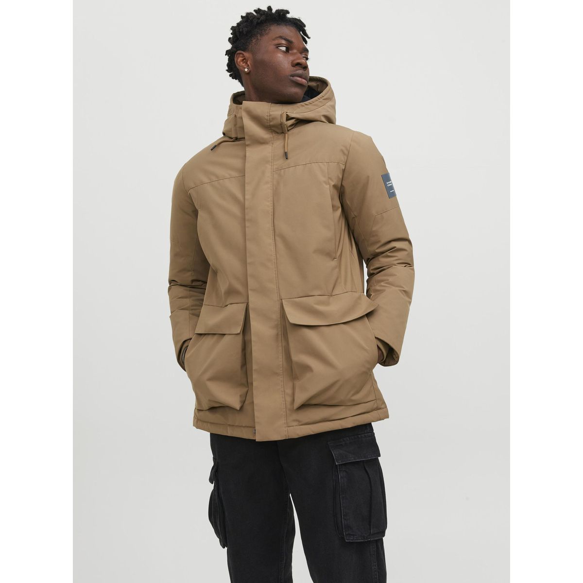 Parka homme marron cheap