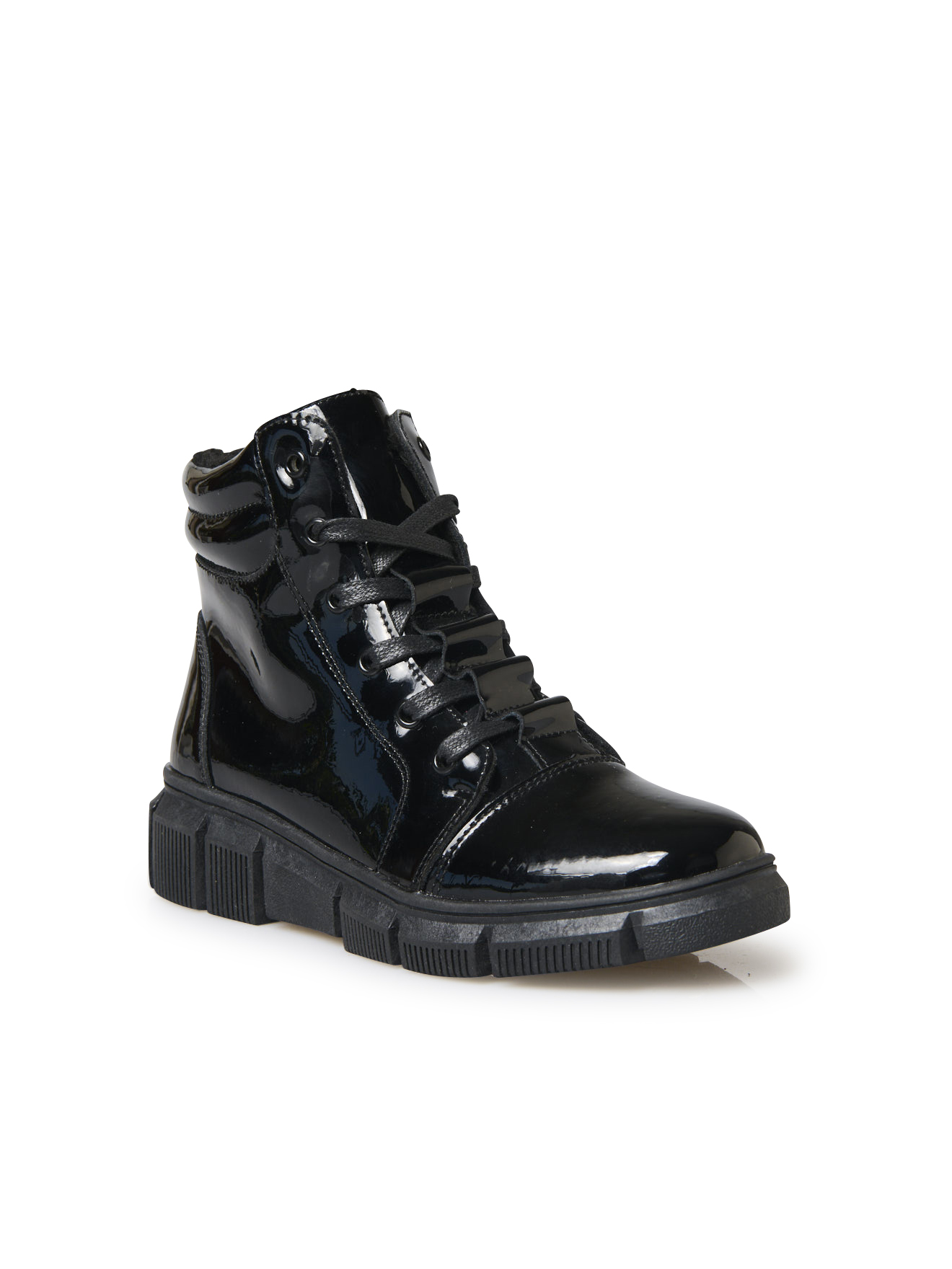 Boots fourrées fermées par zip et lacets, PEDICONFORT
