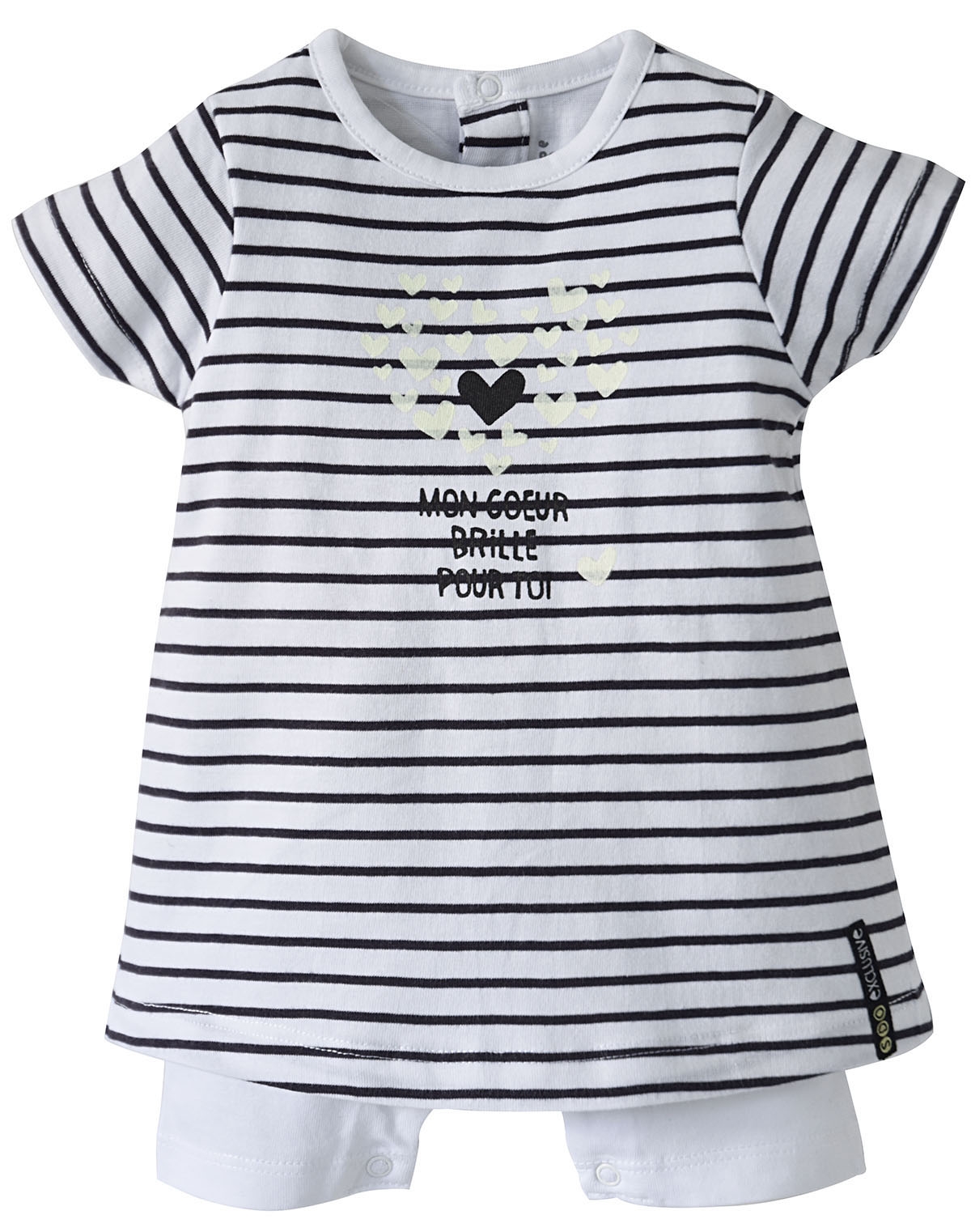 Combicourt bebe fille phosphorescent, SUCRE D'ORGE