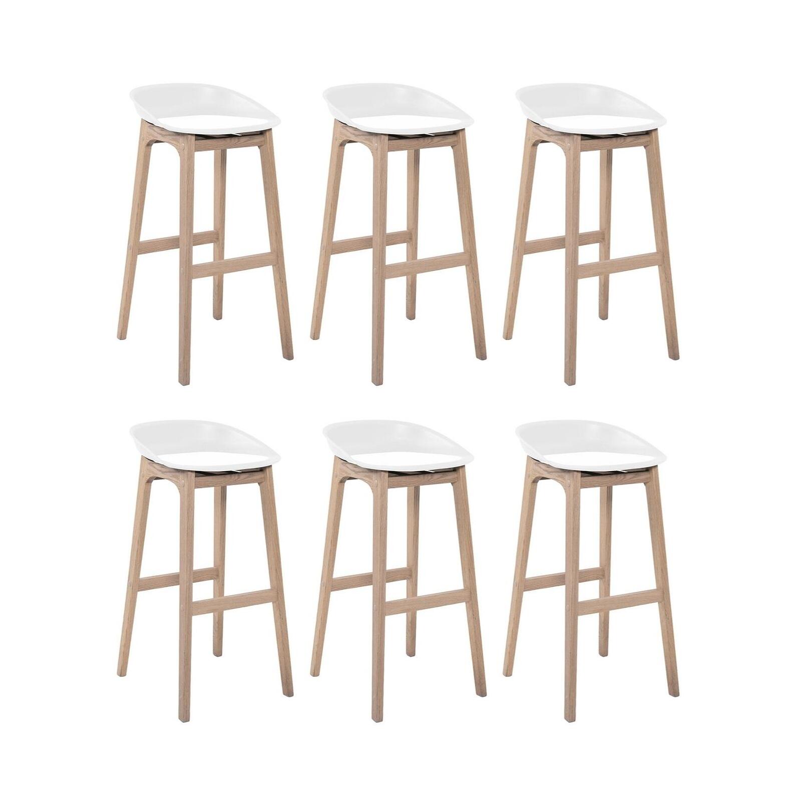 Lot de tabourets de bar en bois 65cm RIVA, MOB IN