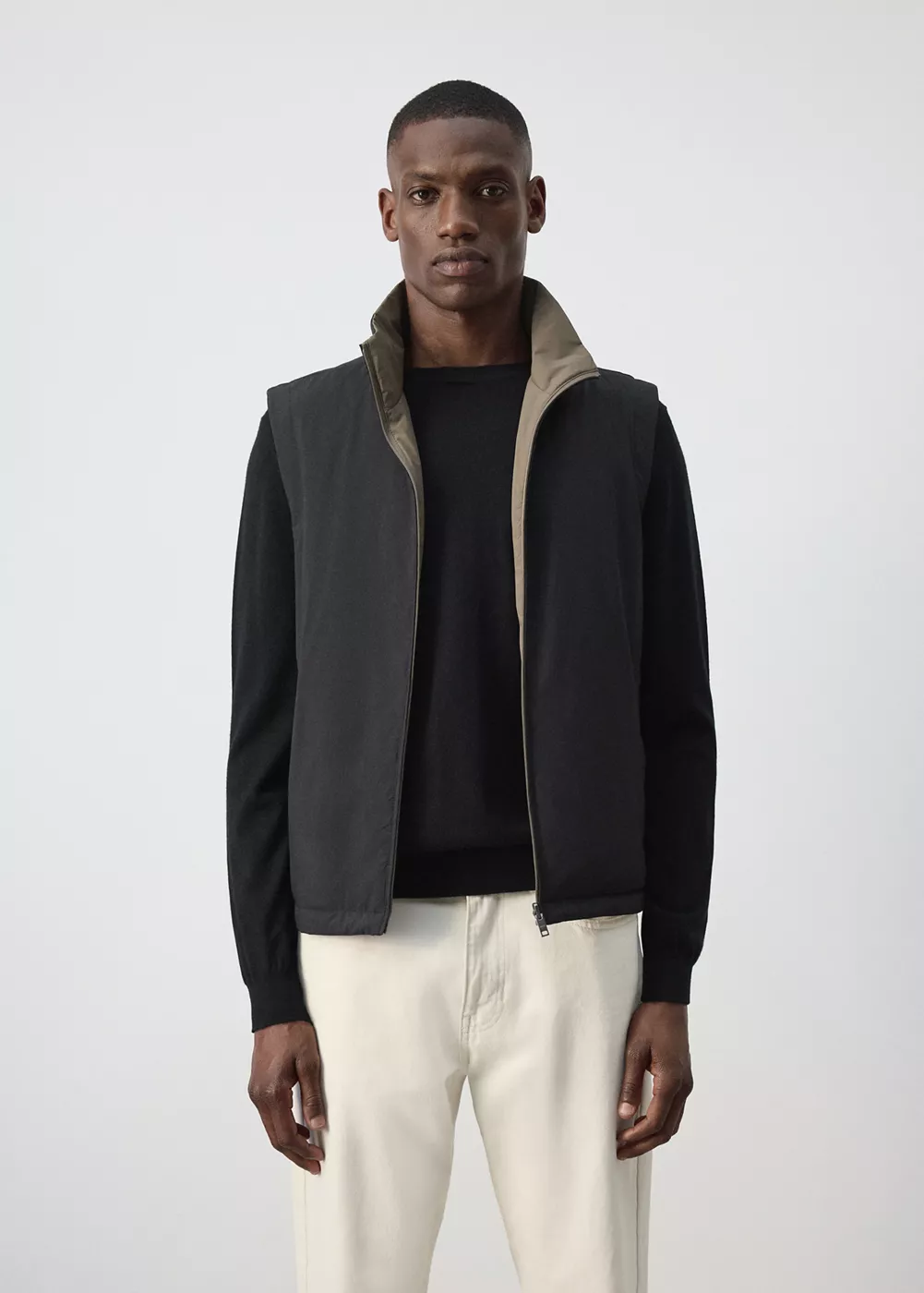 Gilet réversible résistant à l’eau, MANGO MAN
