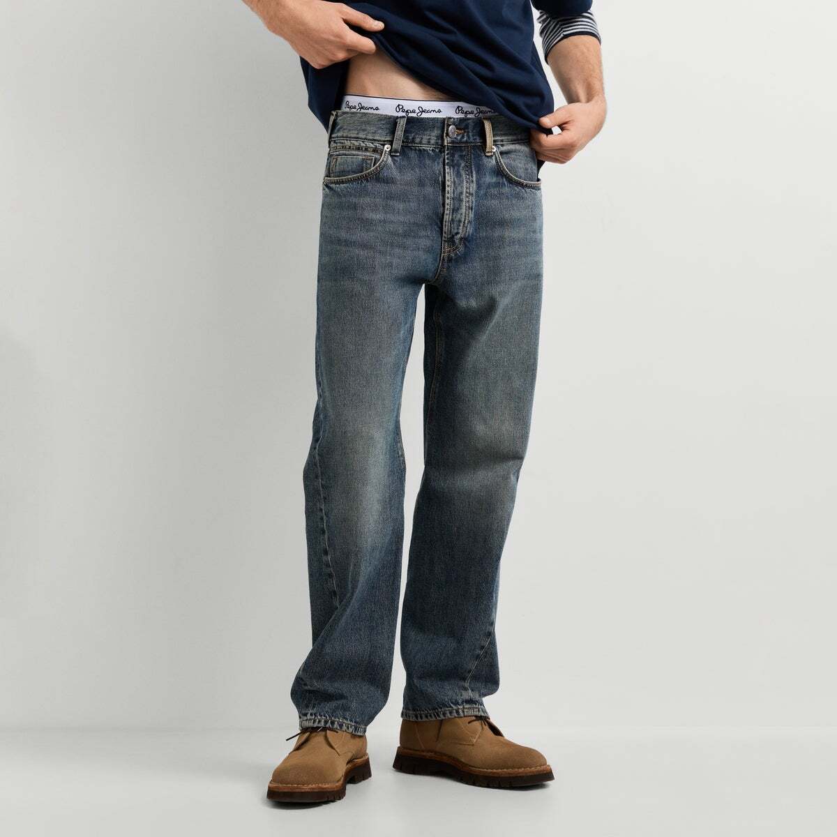 Bexley - Jean Coupe Décontractée, Taille Moyenne, PEPE JEANS