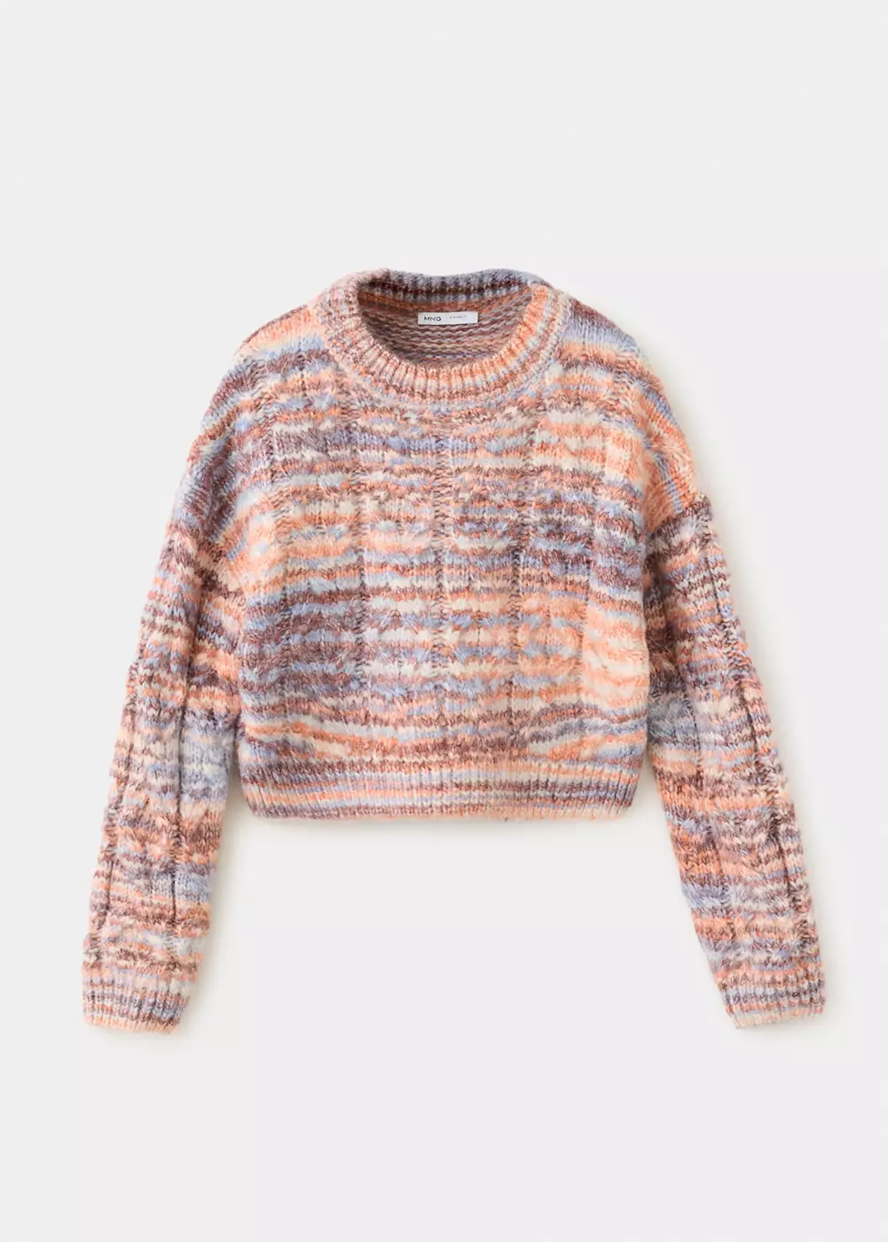 Pull-over maille multicolore, MANGO KIDS