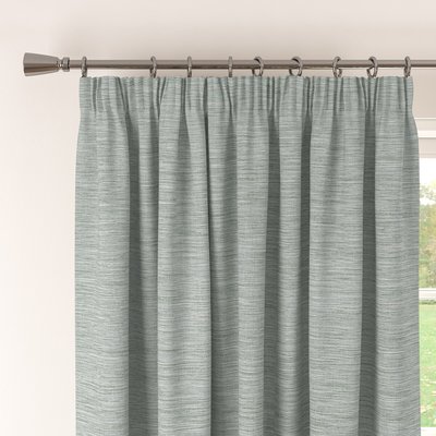 Textured Soft Brushed Lined Pencil Pleat Pair of Curtains SO'HOME