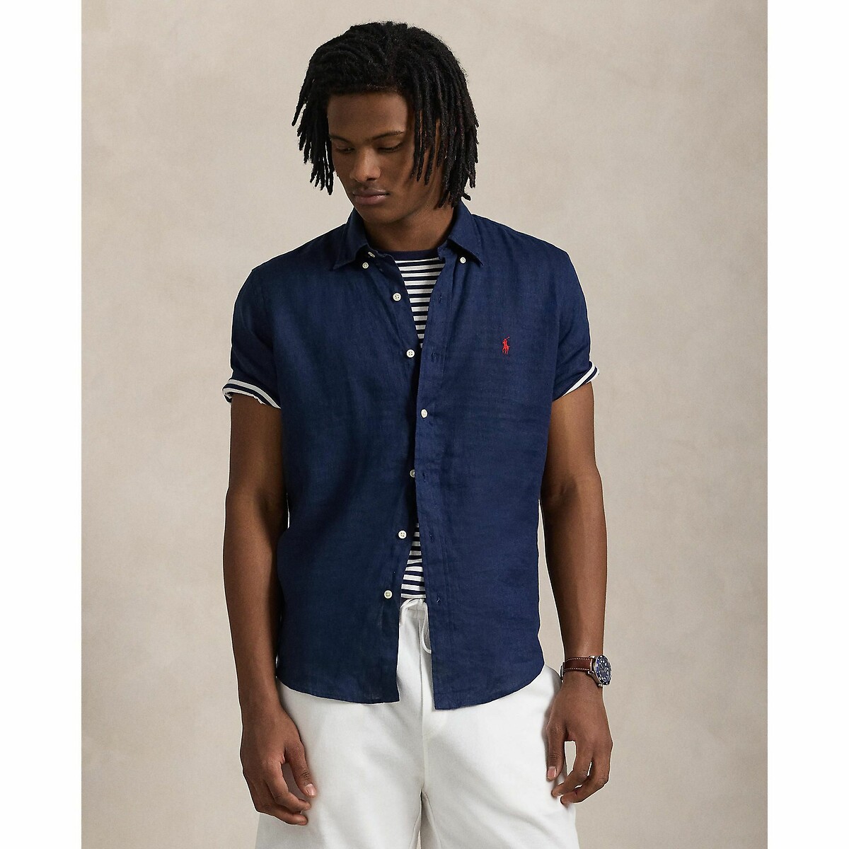 Linen Short Sleeve Shirt, POLO RALPH LAUREN
