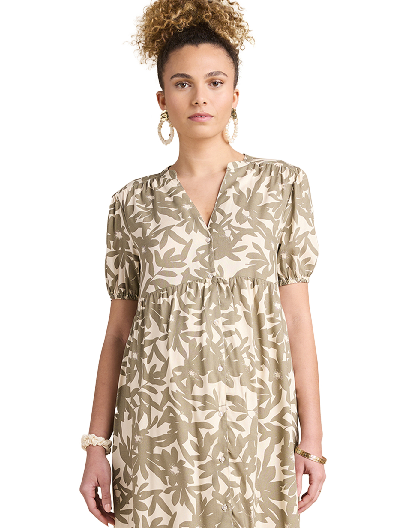 Robe courte de grossesse motifs fleurs, ENVIE DE FRAISE