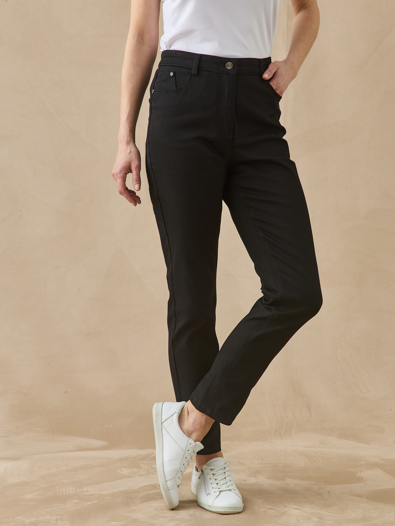 Pantalon droit 5 poches., DAXON